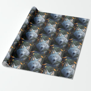 White Wolf Wrapping Paper
