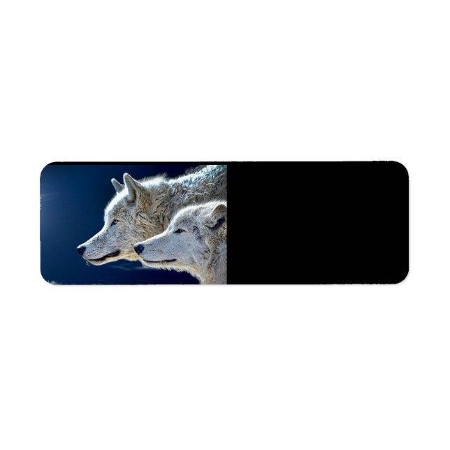 White Wolves Return Address Label (Front)