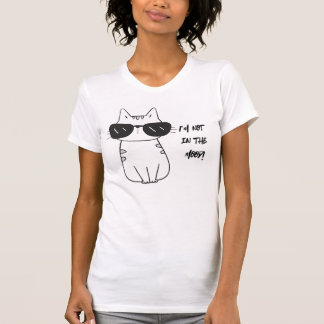 White Woman T-Shirt - Not In Mood