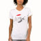 White Women's Bella Canvas Fine Jersey T-Shirt