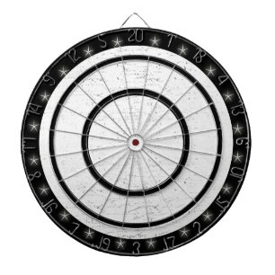 White Wood Texture Custom Regulation Dartboard