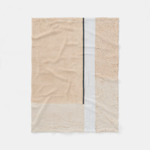 White wooden framed glass window fleece blanket