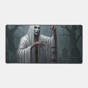 White Wraith Desk Mat