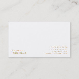 White XXMi Business Card