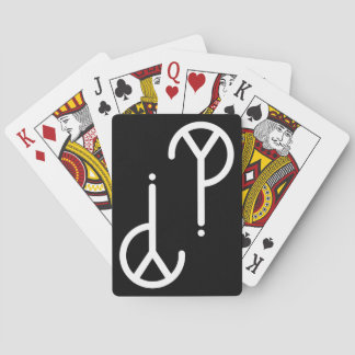 White Y? Symbol Playing Cards