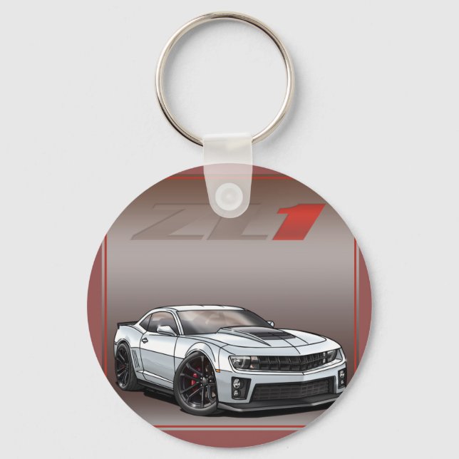 White_ZL1 Key Ring (Front)