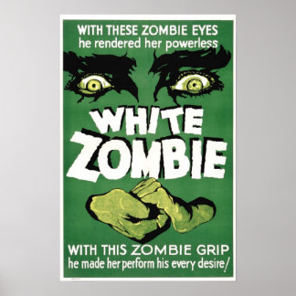 White Zombie Movie Poster