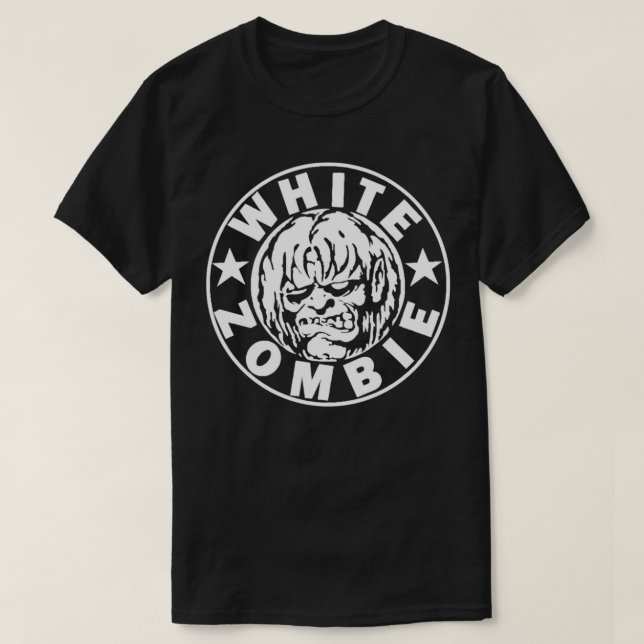 White Zombie White T-Shirt (Design Front)