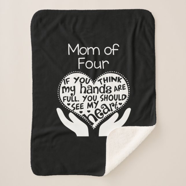 whitedesign sherpa blanket (Front)