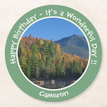 Whiteface Mountain, Adirondack Autumn Party Items