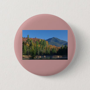 Whiteface Mountain over Little Cherrypatch Pond 6 Cm Round Badge