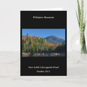 Whiteface Mountain over Little Cherrypatch Pond Card