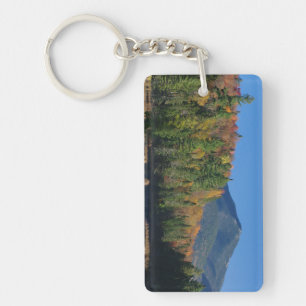 Whiteface Mountain over Little Cherrypatch Pond Key Ring