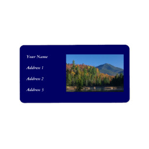 Whiteface Mountain over Little Cherrypatch Pond Label