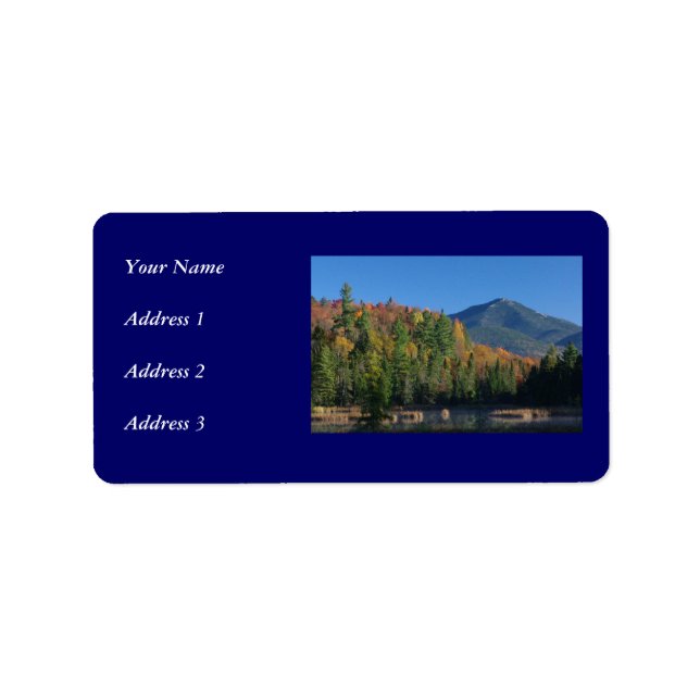 Whiteface Mountain over Little Cherrypatch Pond Label (Front)