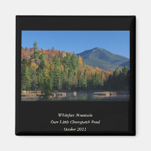 Whiteface Mountain over Little Cherrypatch Pond Magnet