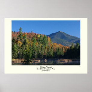 Whiteface Mountain over Little Cherrypatch Pond Poster