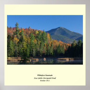 Whiteface Mountain over Little Cherrypatch Pond Poster