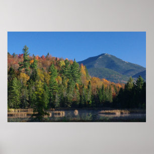 Whiteface Mountain over Little Cherrypatch Pond Poster