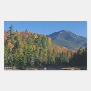 Whiteface Mountain over Little Cherrypatch Pond Rectangular Sticker