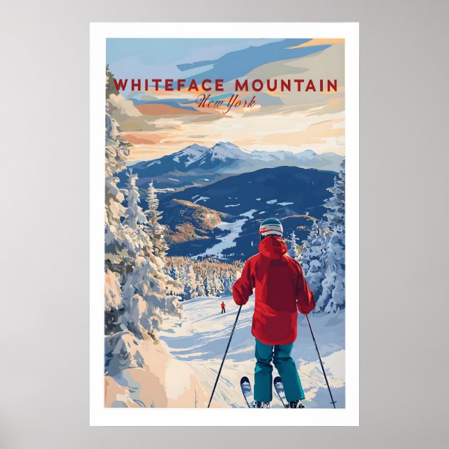 Whiteface Mountain Ski Print 1 (Front)