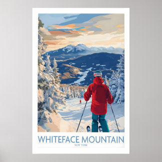 Whiteface Mountain Ski Wall Art Ski Print 1