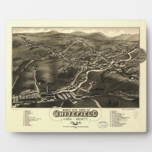 Whitefield, Coos County, New Hampshire (1883) Plaque