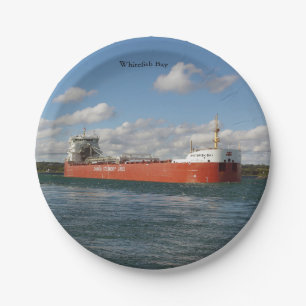 Whitefish Bay paper plate