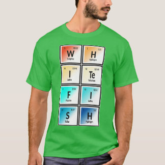 Whitefish City Periodic Table T-Shirt