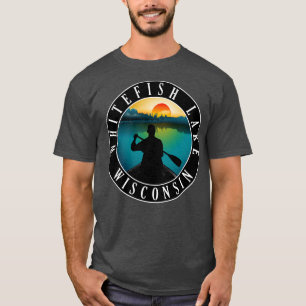 Whitefish Lake Wisconsin Canoeing T-Shirt
