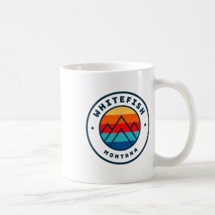 Whitefish Montana Skiing Snowboarding Family Ski T Coffee Mug