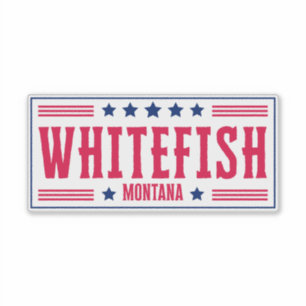 WHITEFISH MONTANA Stars & Stripes