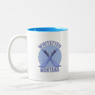 Whitefish, Montana Two-Tone Coffee Mug