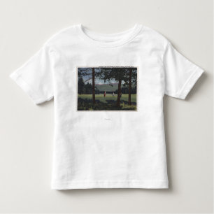 Whitefish, Montana - Whitefish Lake Golf Course Toddler T-Shirt