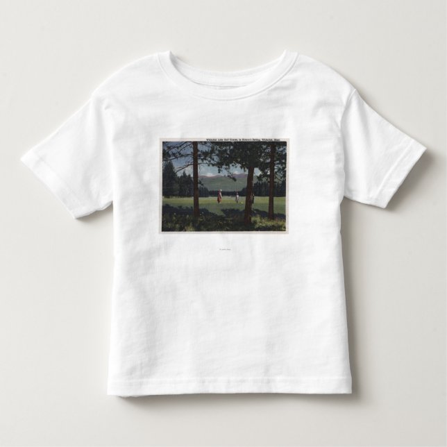 Whitefish, Montana - Whitefish Lake Golf Course Toddler T-Shirt (Front)