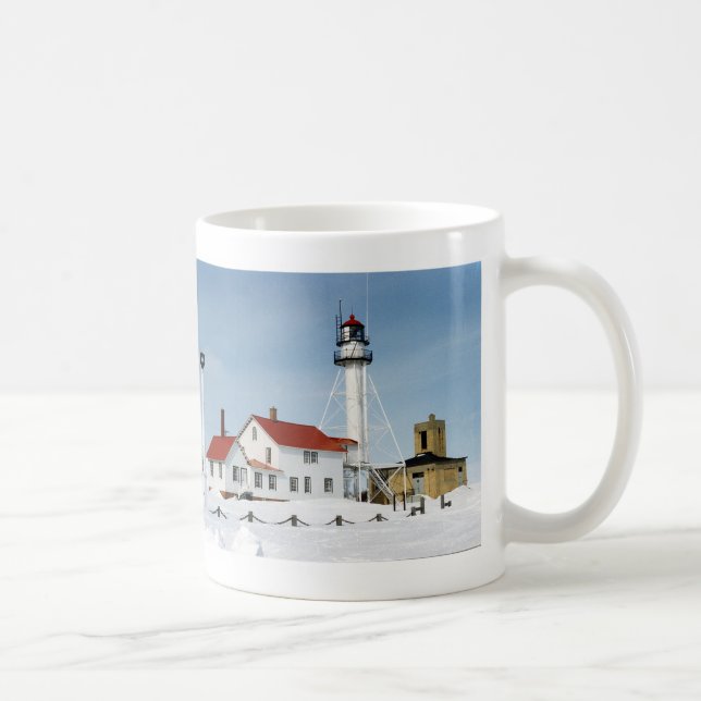 Whitefish Point Lighthouse history mug (Right)
