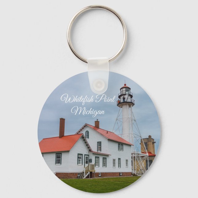 Whitefish Point Lighthouse Key Ring (Front)