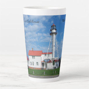 Whitefish Point Lighthouse latte mug