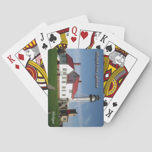 Whitefish Point Lighthouse playing cards (Back)