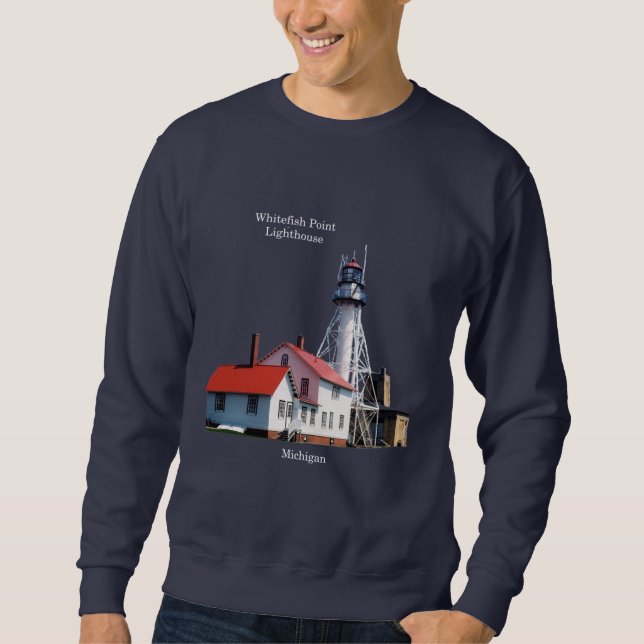 Whitefish Point Lighthouse shirt dark (Front)