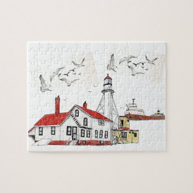 Whitefish Point Shipwreck Museum Jigsaw Puzzle (Horizontal)