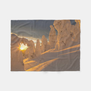 Whitefish Range Whitefish, Montana Fleece Blanket