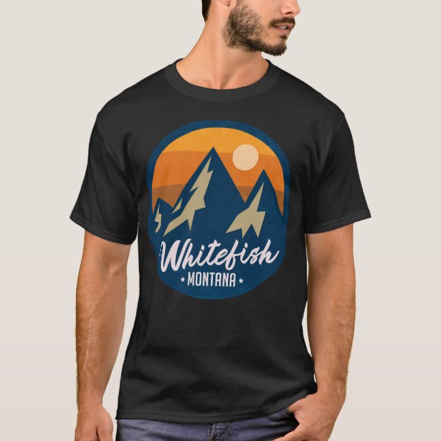 Whitefish Ski Resort T-Shirt (Front)