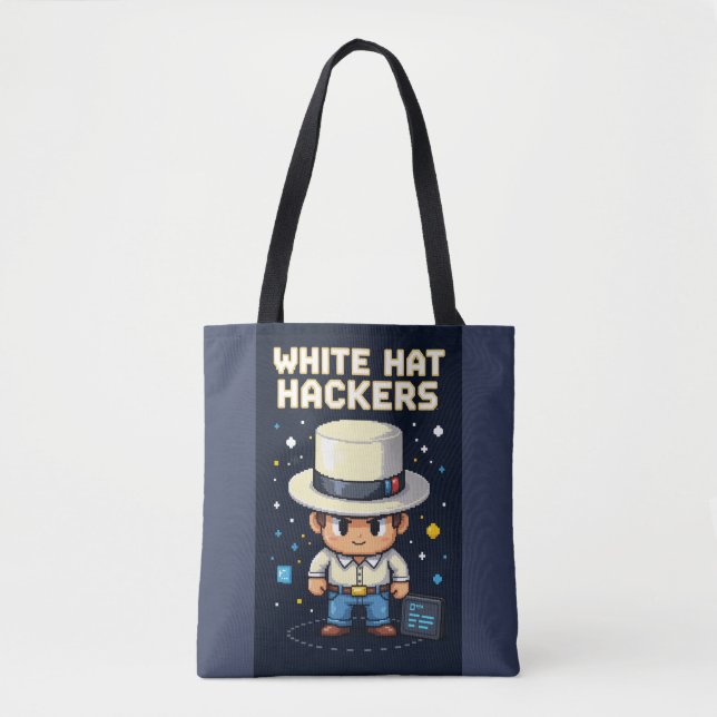 WhiteHat HacKer Tote Bag (Front)