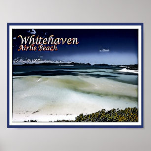 Whitehaven - Airlie Beach - Australia - Poster