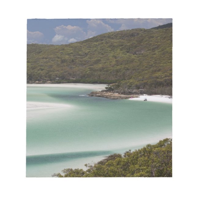 Whitehaven Beach, Hill Inlet, Tounge Point, Notepad (Front)