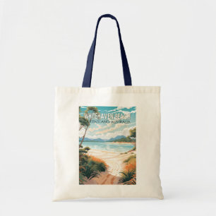 Whitehaven Beach Queensland Australia Travel Art Tote Bag