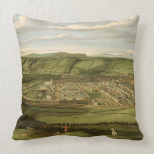 Whitehaven, Cumbria, Showing Flatt Hall, c.1730-35 Cushion