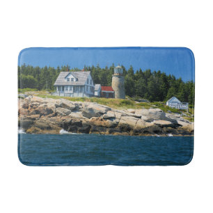 Whitehead Island Lighthouse, Maine Bath Mat