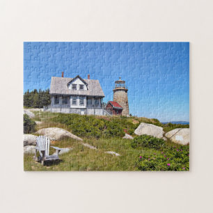 Whitehead Island Lighthouse, Maine Jigsaw Puzzle